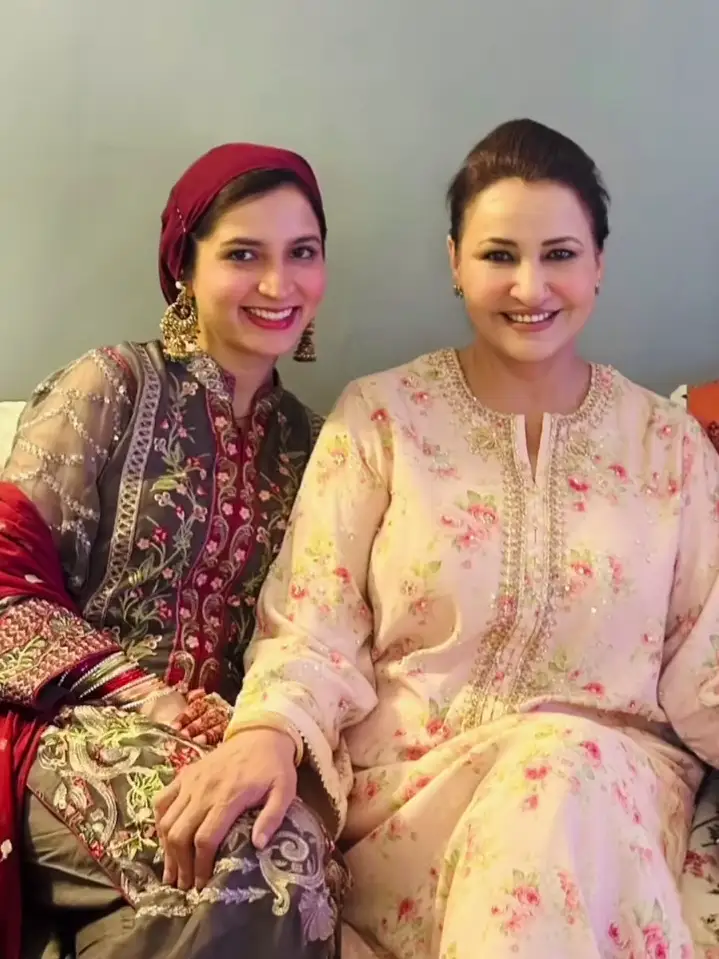صبا فیصل کی طرف سے بہو نشا کے لیے سالگرہ کی مبارکباد