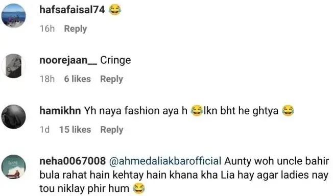 Ahmed Ali Akbar Mehndi Outfit Under Scrutiny