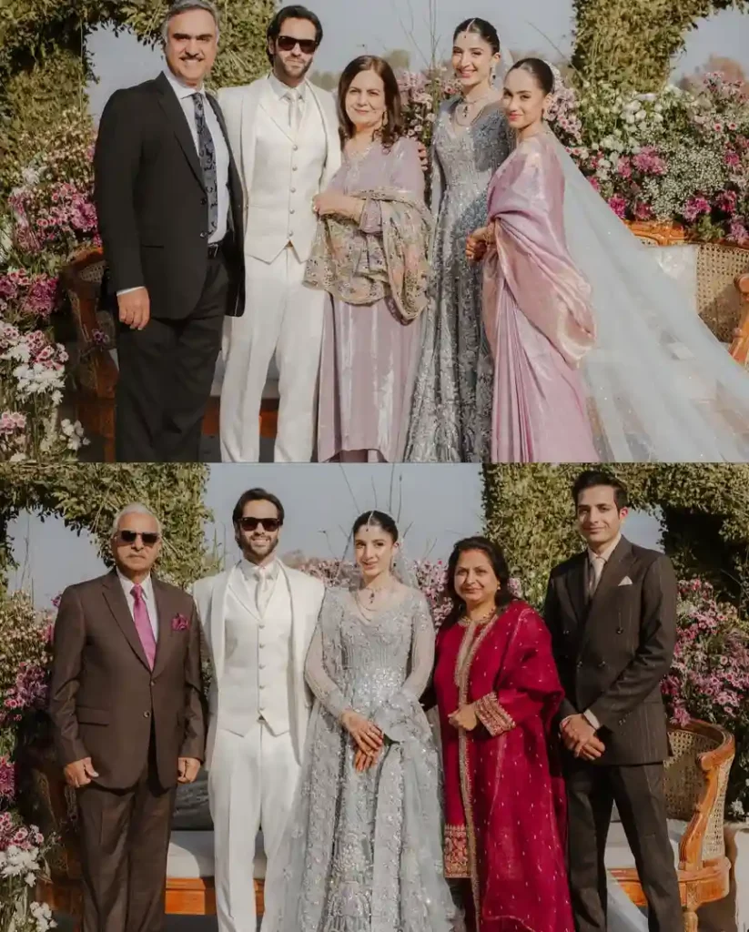 Ameer Gilani & Mawra Hocane's New Family Pictures from Walima