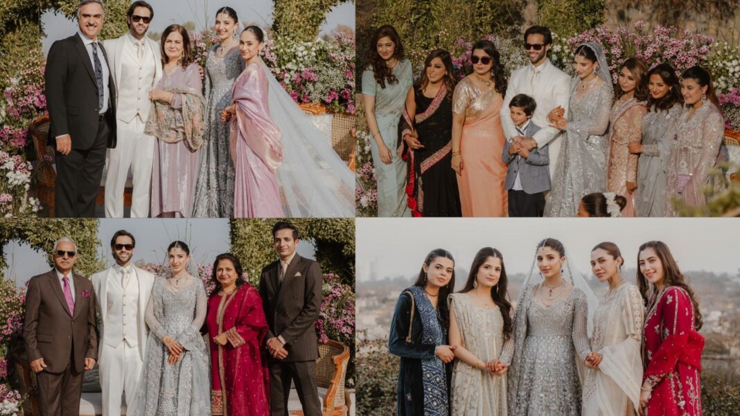 Ameer Gilani & Mawra Hocane's New Family Pictures from Walima