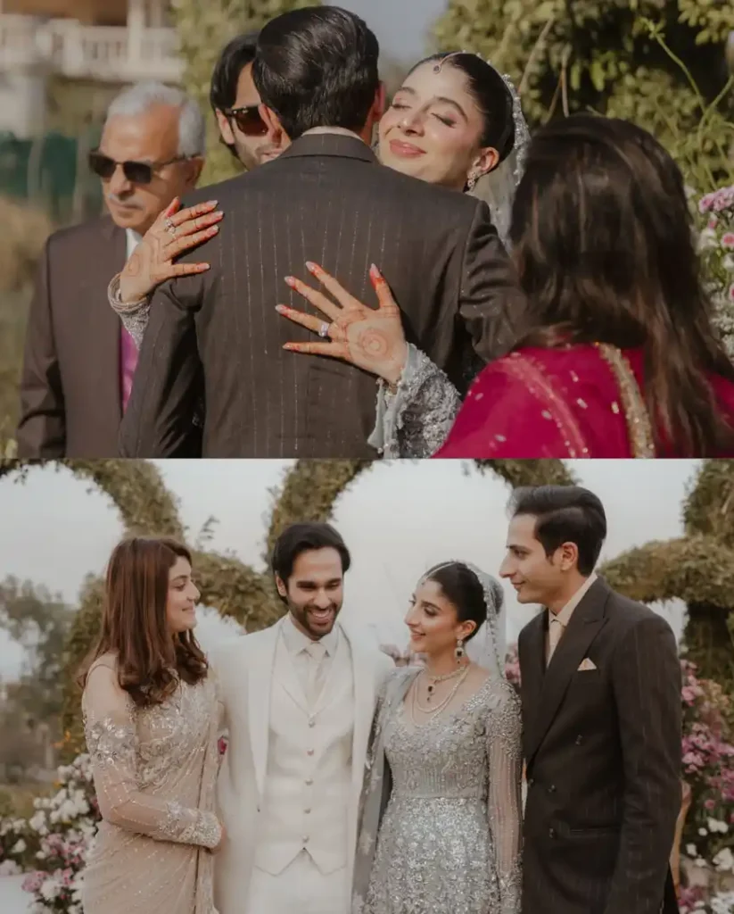 Ameer Gilani & Mawra Hocane's New Family Pictures from Walima