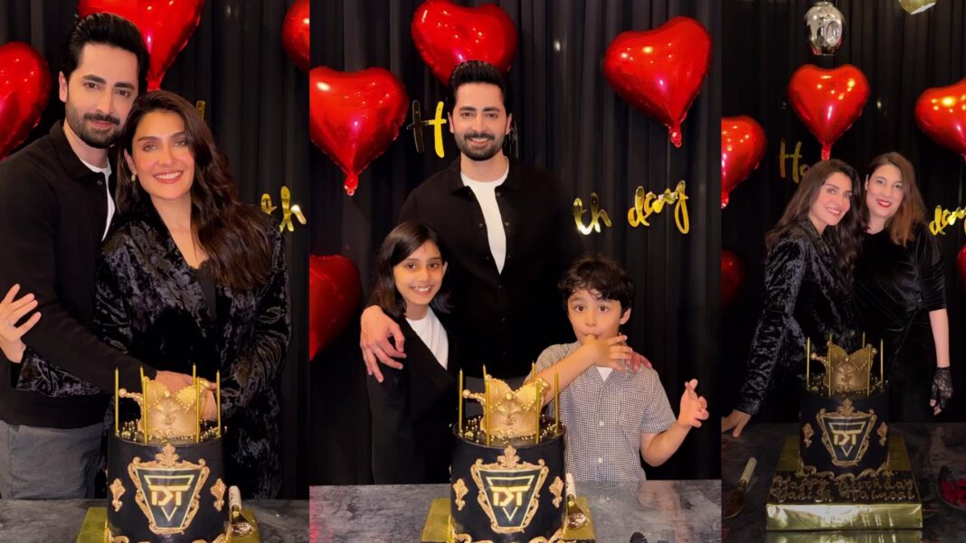 Ayeza Khan Gives Danish Taimoor a Surprise Birthday Present