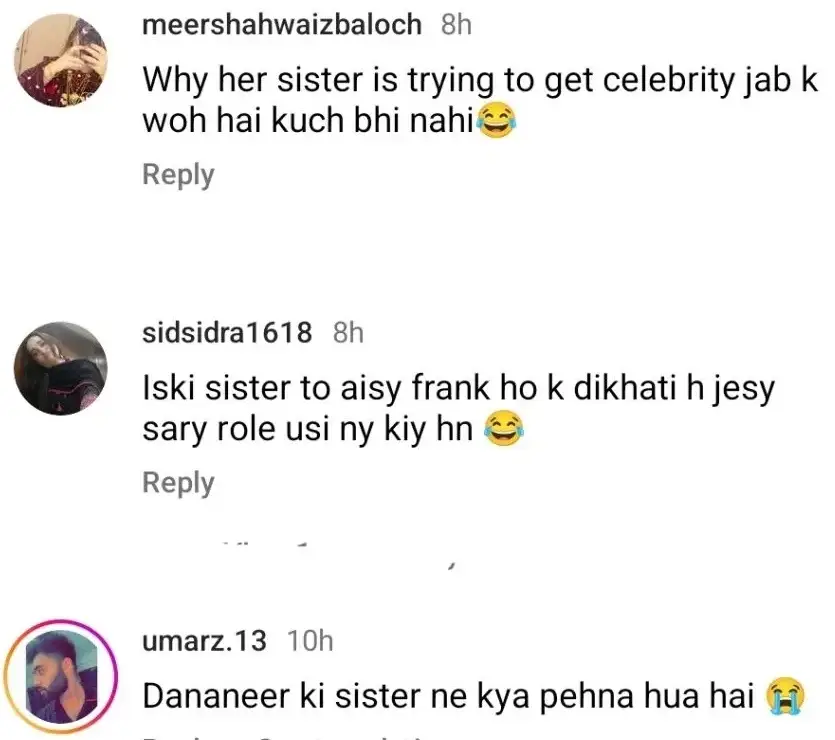 Dananeer Mobeen And His Sister Were Criticized at a Recent Event