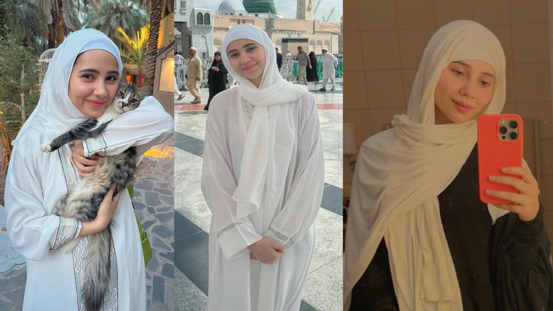 Daughter Of Salma Agha Shares Pictures from Madina