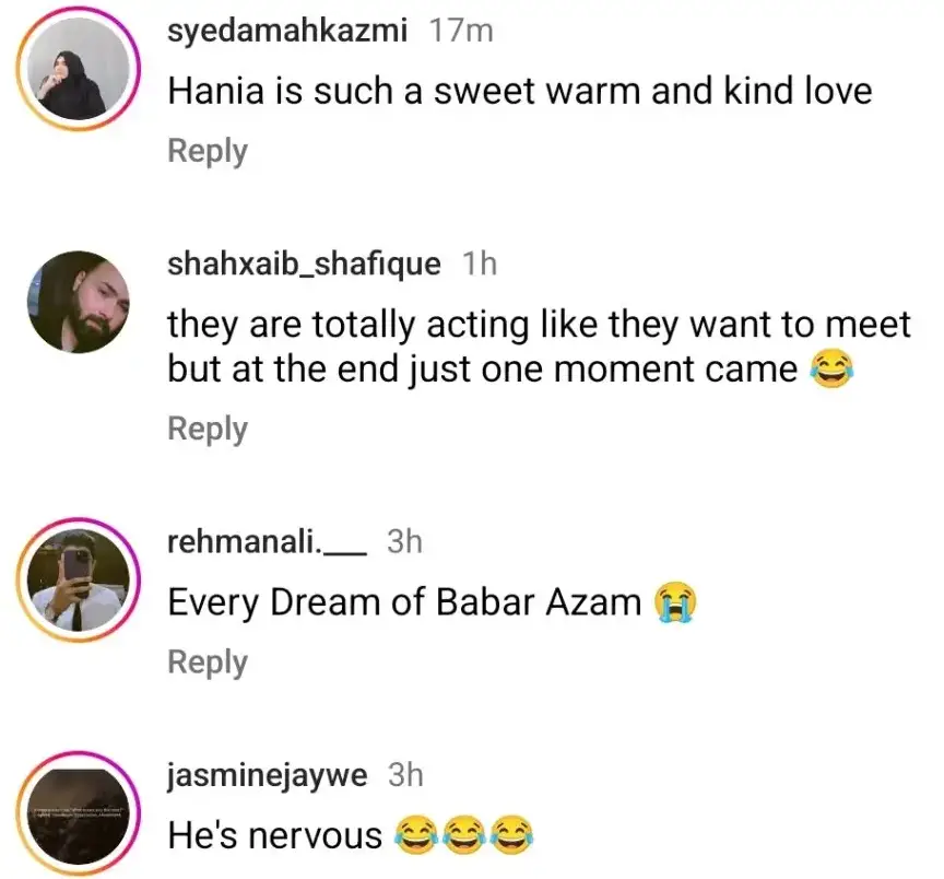 Fans' Reaction to the Unexpected Interaction Saim Ayub & Hania Aamir