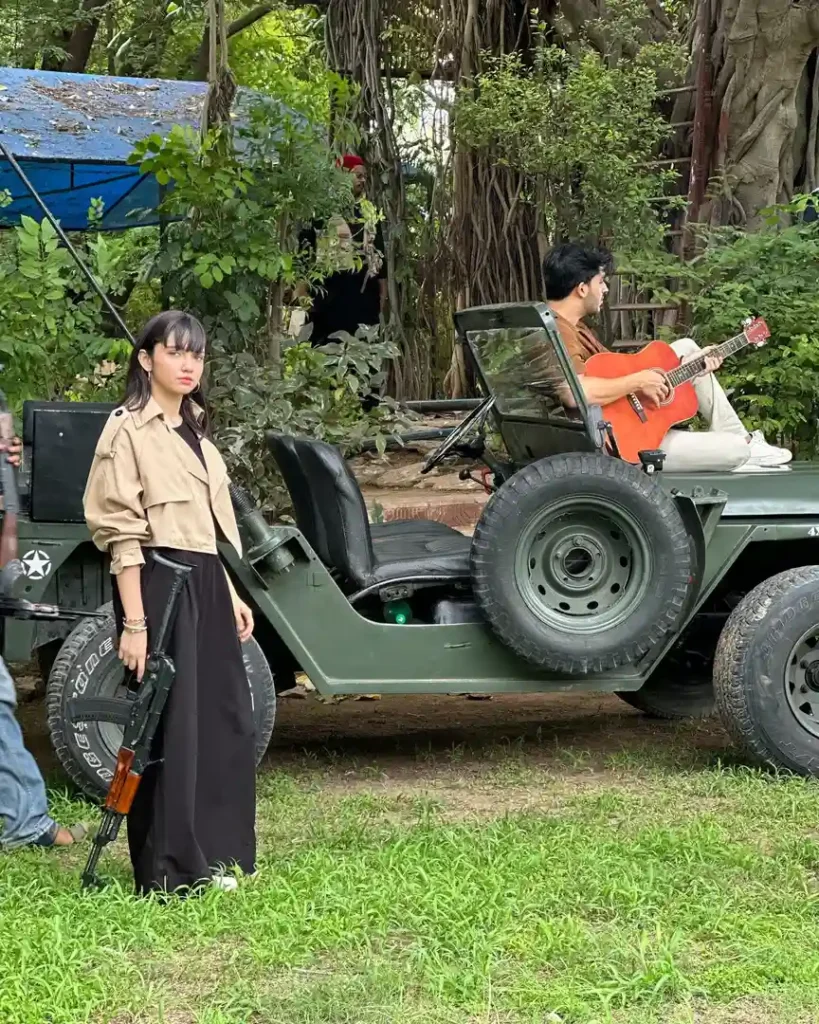 Judwaa's Aina Asif BTS Pictures