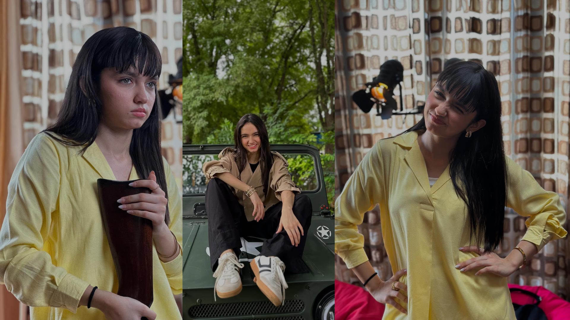 Judwaa's Aina Asif BTS Pictures