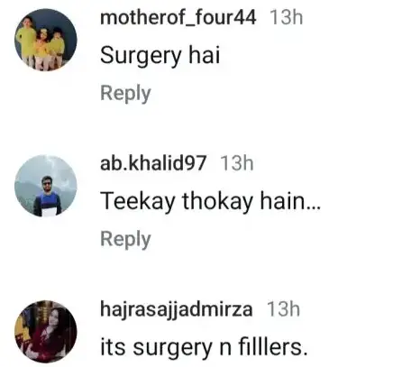 Komal Meer's Most Recent Pictures: Plastic Surgery or Weight Gain?