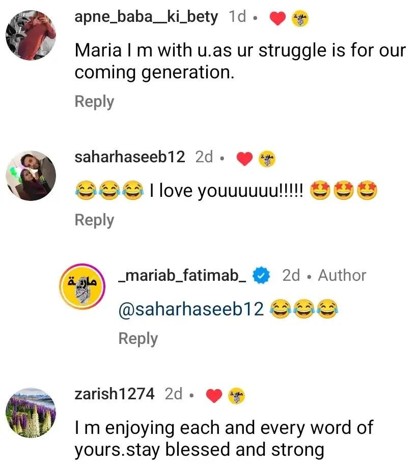 Maria B's Reaction to The Aurat March Organizers Targeting Her