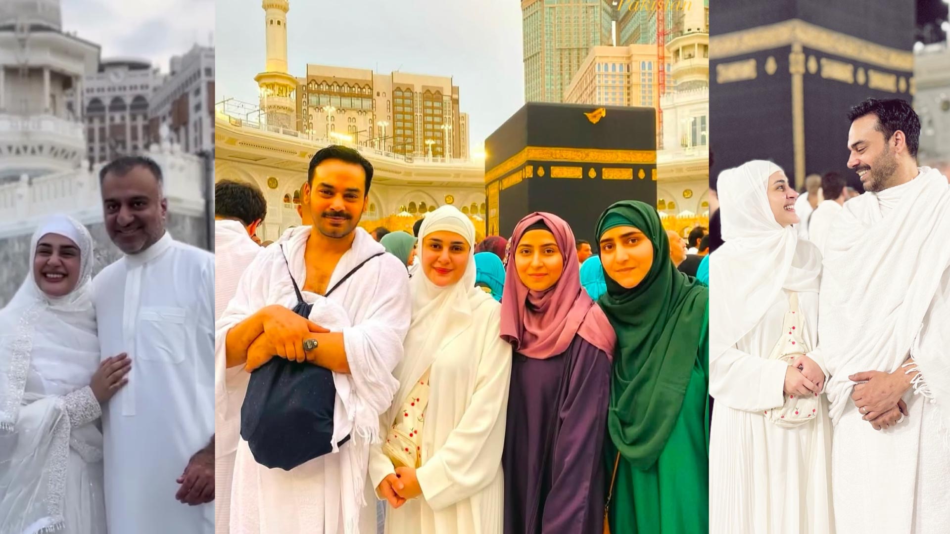 Pictures Of Kubra Khan & Gohar Rasheed with Their Families Following Their Wedding
