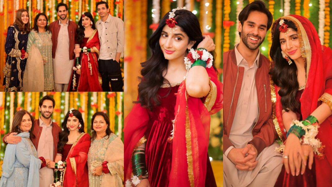 Pictures Of Mawra Hocane & Ameer Gilani Dholki
