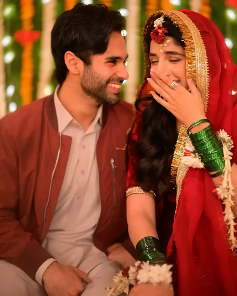 Pictures Of Mawra Hocane & Ameer Gilani Dholki