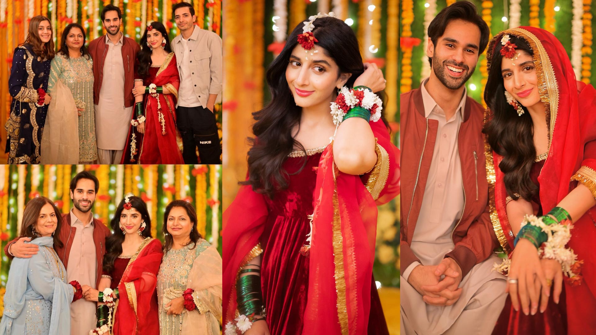Pictures Of Mawra Hocane & Ameer Gilani Dholki