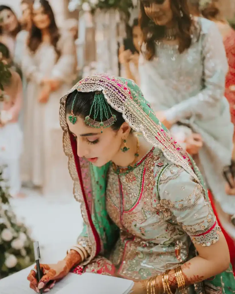 Pictures Of Mawra Hocane & Ameer Gilani Nikah
