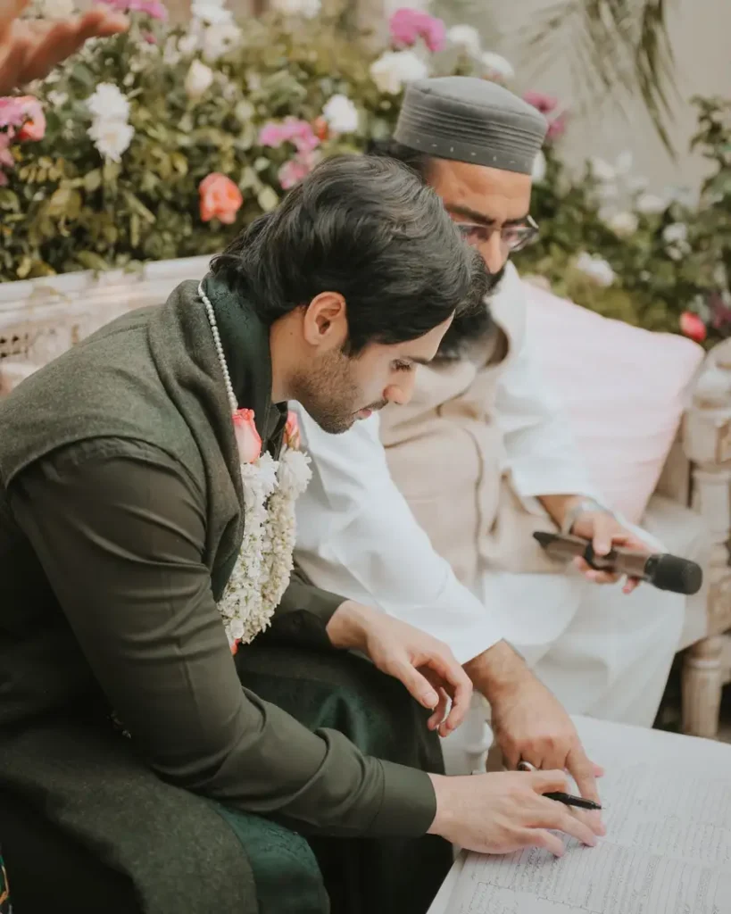Pictures Of Mawra Hocane & Ameer Gilani Nikah