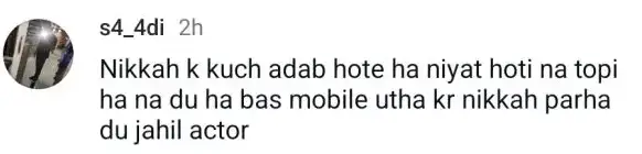 Public Response to The Solemnization of a Nikah by Hamza Ali Abbasi
