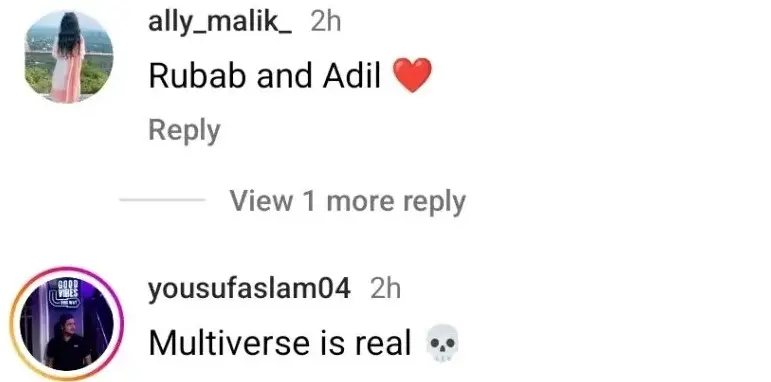 Rubab & Adeel from Kabhi Main Kabhi Tum Reunite