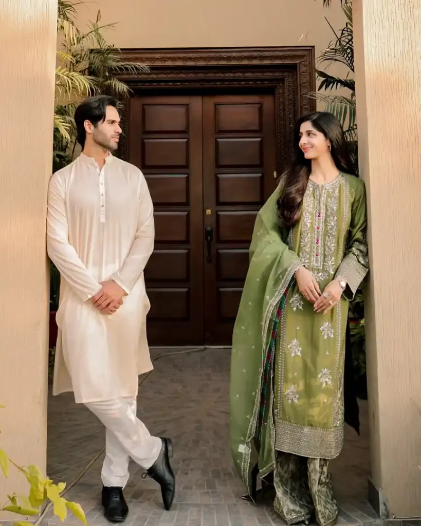 Ameer Gilani & Mawra Hocane Shine in Sapphire's Eid Photoshoot