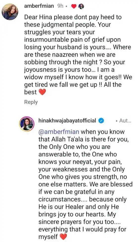 Hina Bayat Responds to Criticism of Her Dancing Video