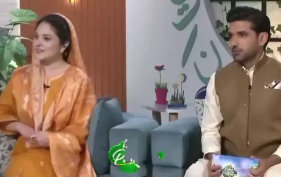 Hira Soomro Of Tere Bin Fame Loses Her Composure During a Live Ramzan Transmission
