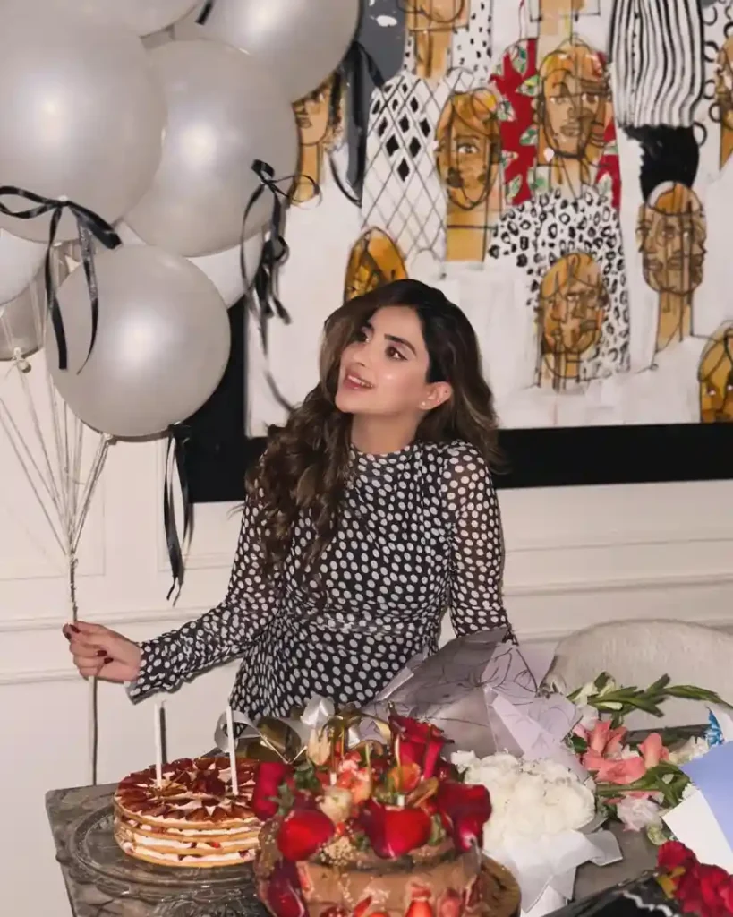 Husband Ali Ansari Surprises Saboor Aly on Her Birthday