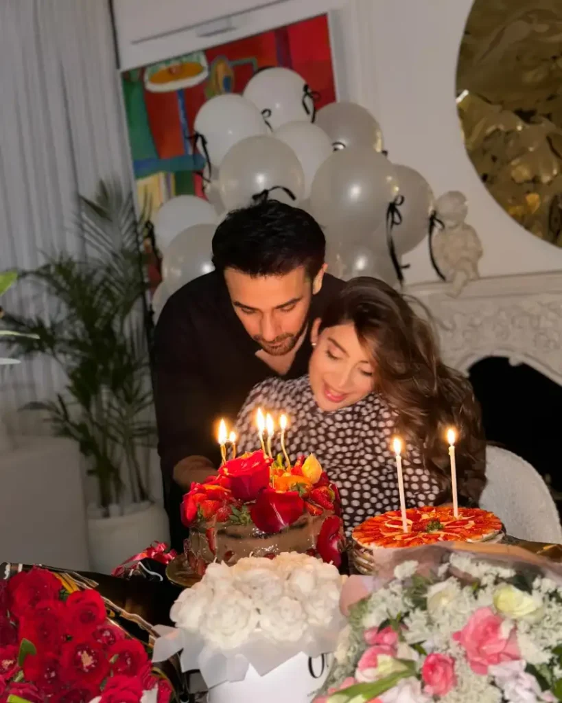 Husband Ali Ansari Surprises Saboor Aly on Her Birthday