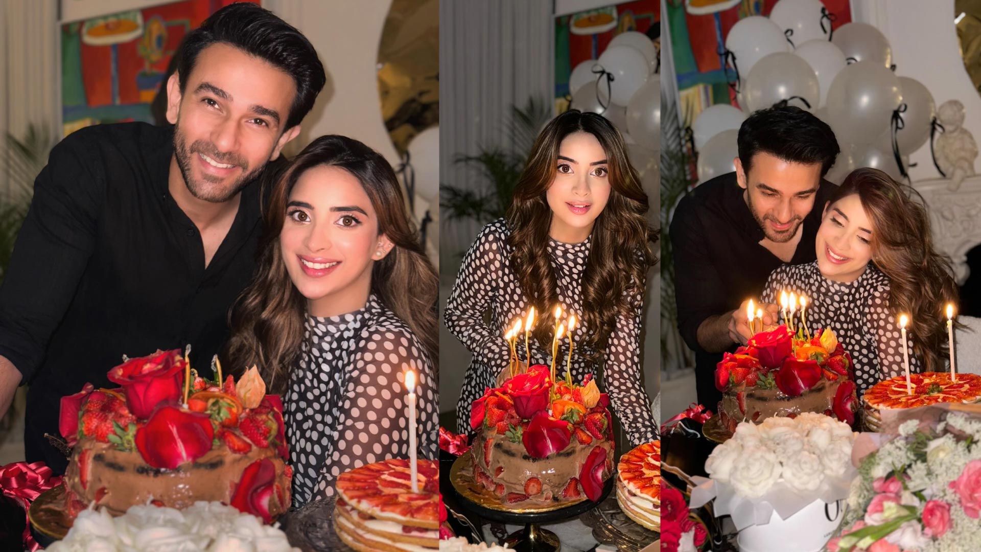 Husband Ali Ansari Surprises Saboor Aly on Her Birthday