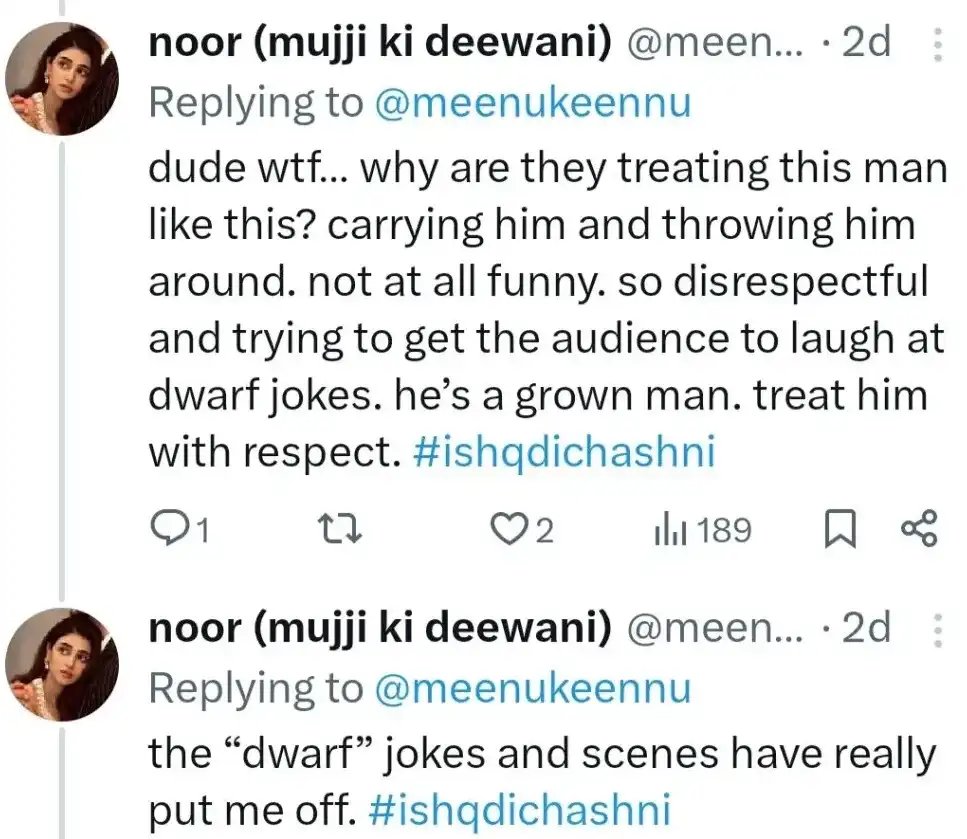 Ishq Di Chashni Faces Criticism for Making Fun of Dwarfism