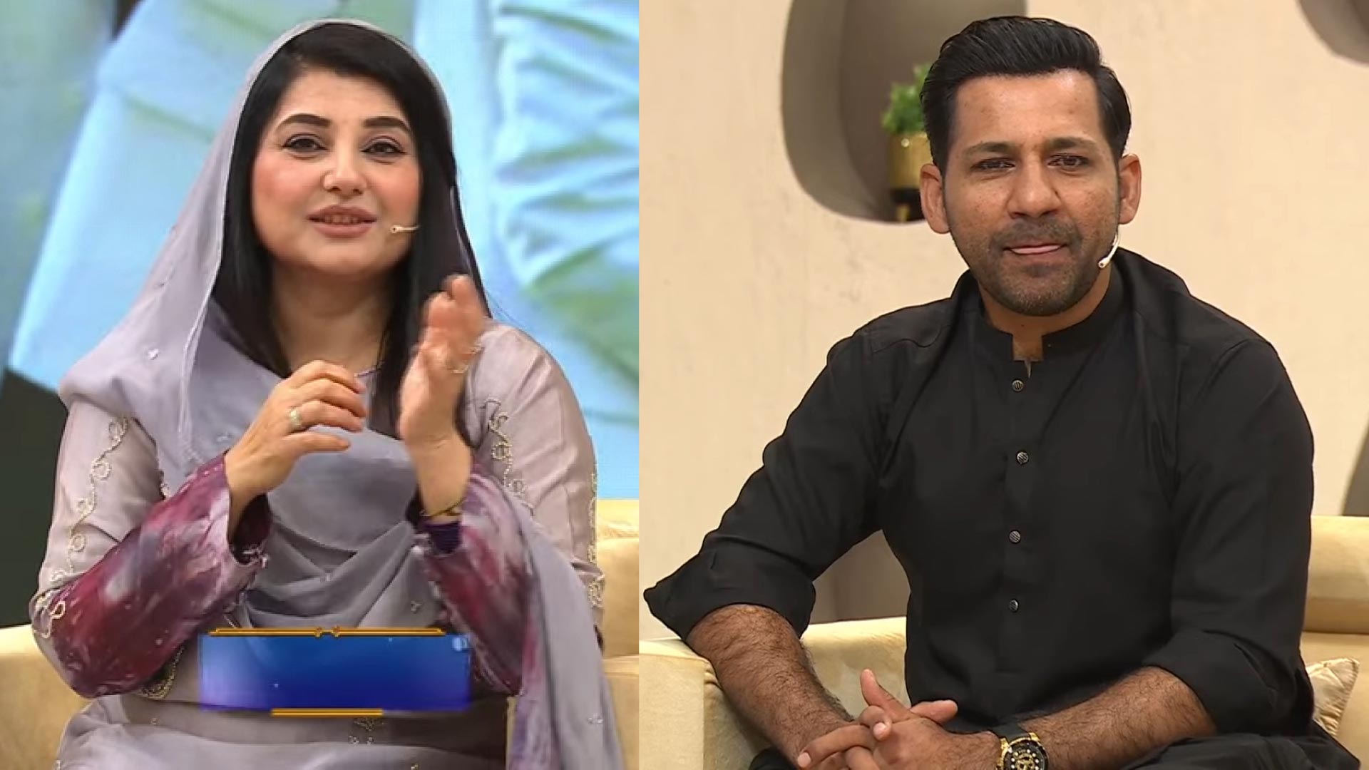 When The Caller Questioned Sarfaraz's English, Javeria Saud Gave a Lecture