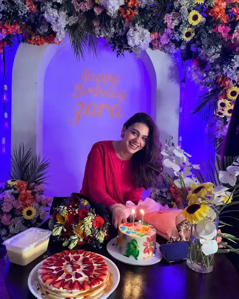 Zara Noor Abbas & Her Husband Celebrate Zara's Birthday
