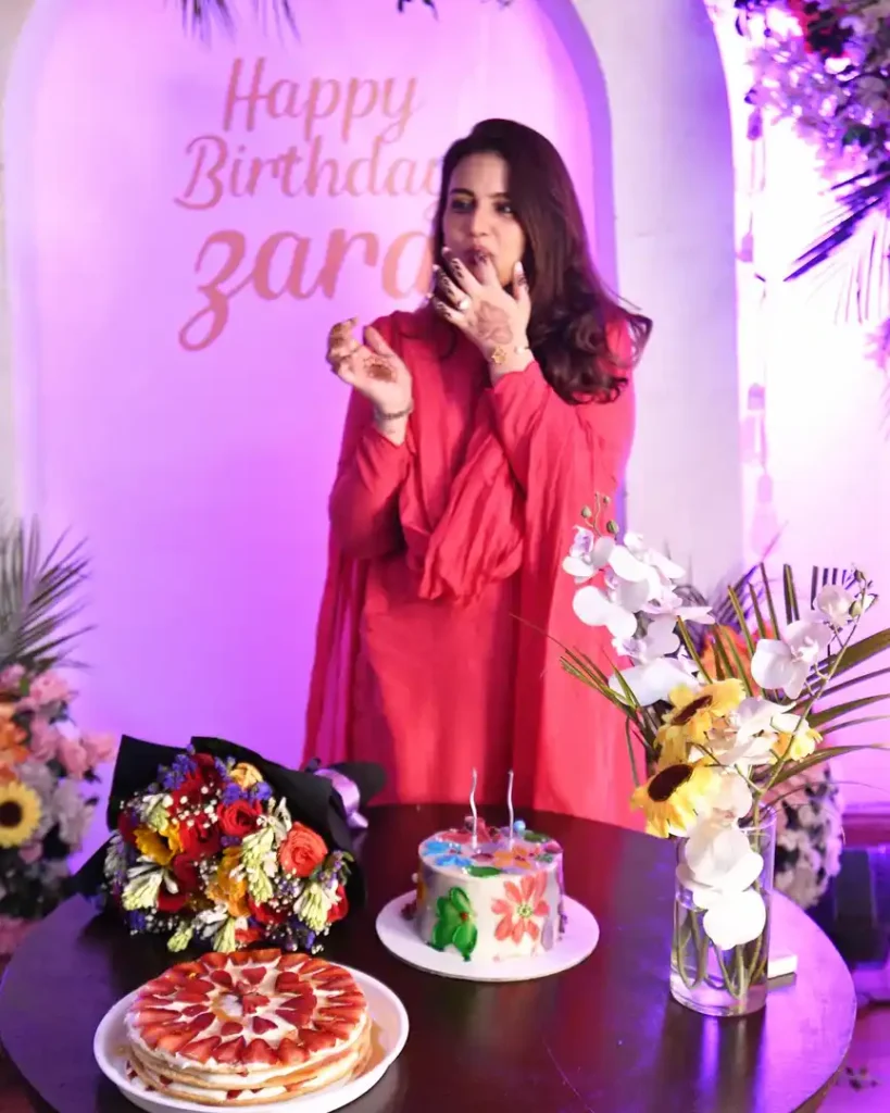Zara Noor Abbas & Her Husband Celebrate Zara's Birthday