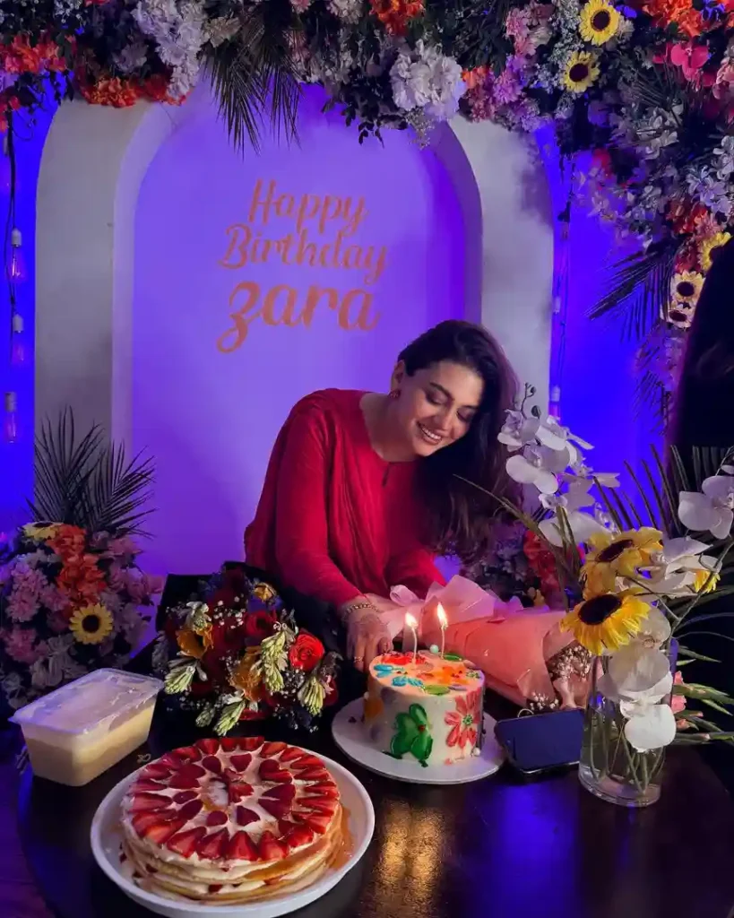 Zara Noor Abbas & Her Husband Celebrate Zara's Birthday
