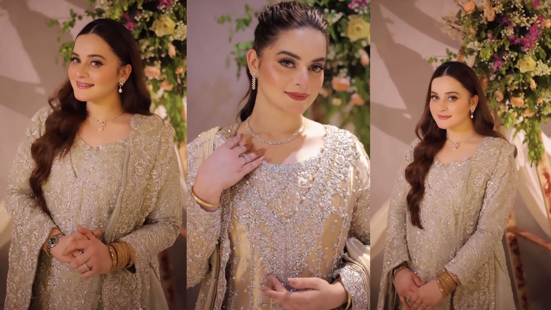 Aiman Khan & Minal Khan Appearances from Brother's Walima