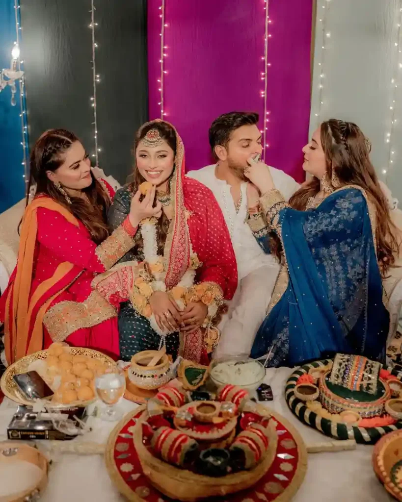 Aiman Khan & Minal Khan Brother’s Mayun Event Pictures & Videos