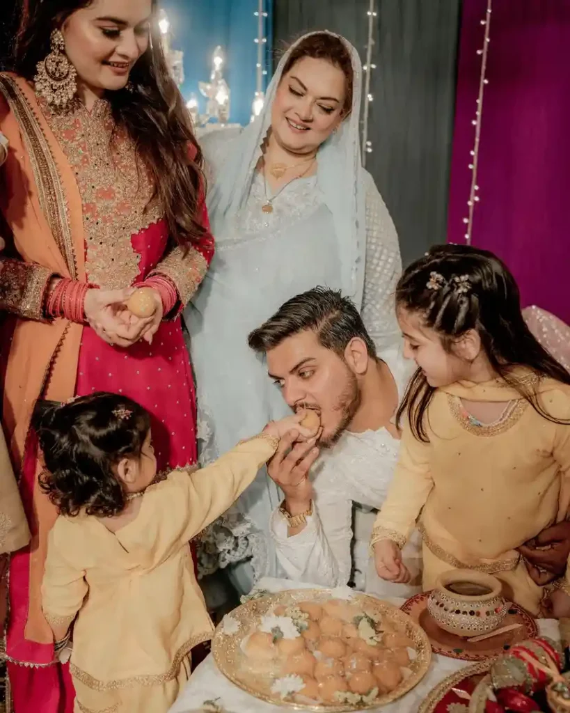 Aiman Khan & Minal Khan Brother’s Mayun Event Pictures & Videos
