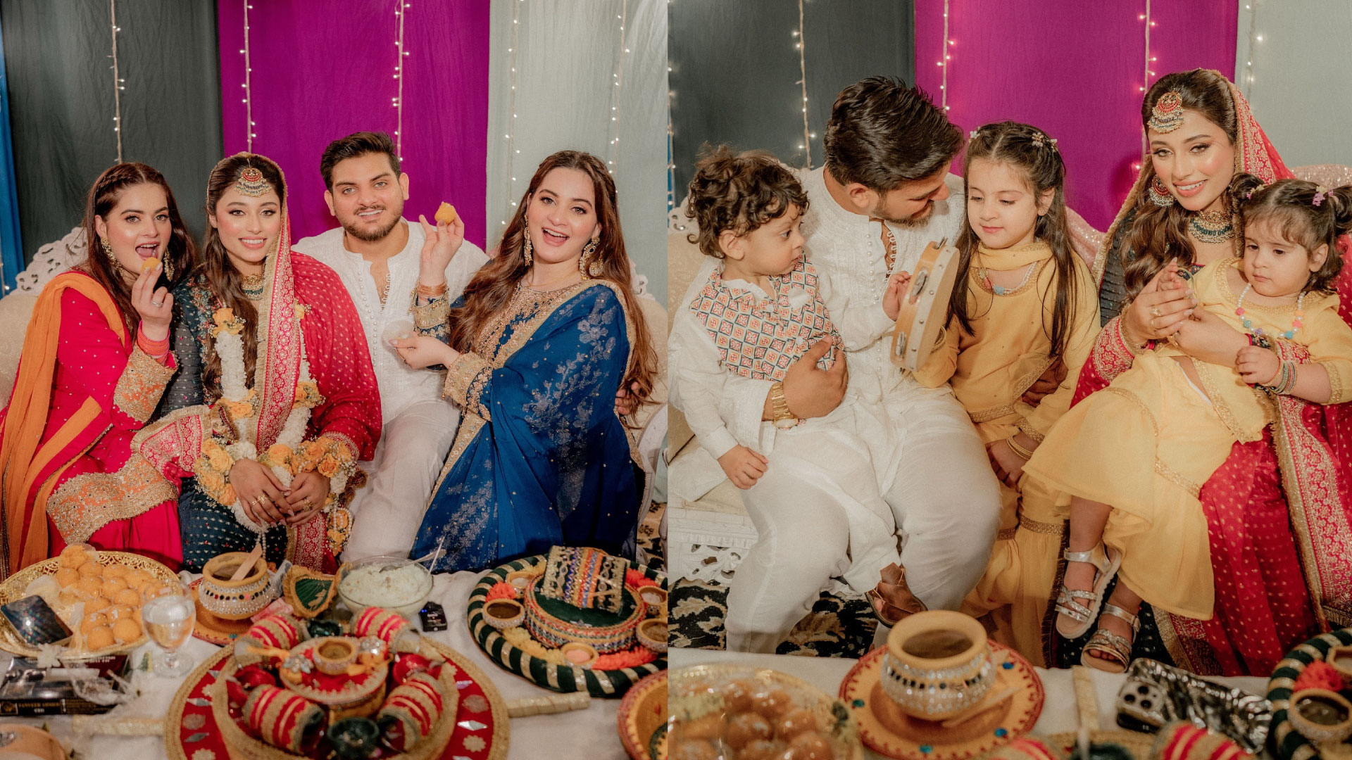 Aiman Khan & Minal Khan Brother’s Mayun Event Pictures & Videos