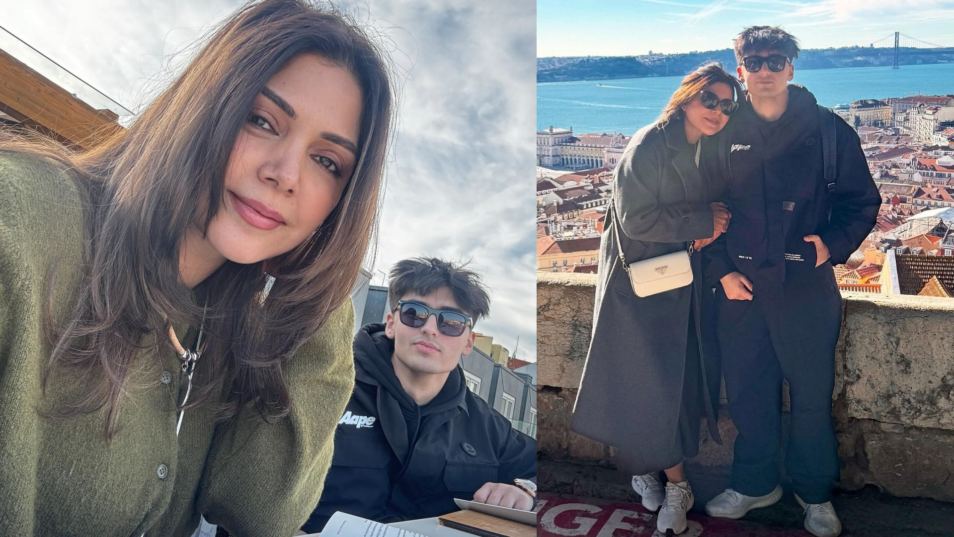 Hadiqa Kiani Travels to Portugal for A Vacation with Son Nad & Ali