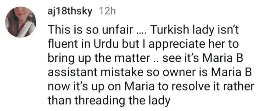 Mishi Khan Faces Backlash for Supporting Maria B