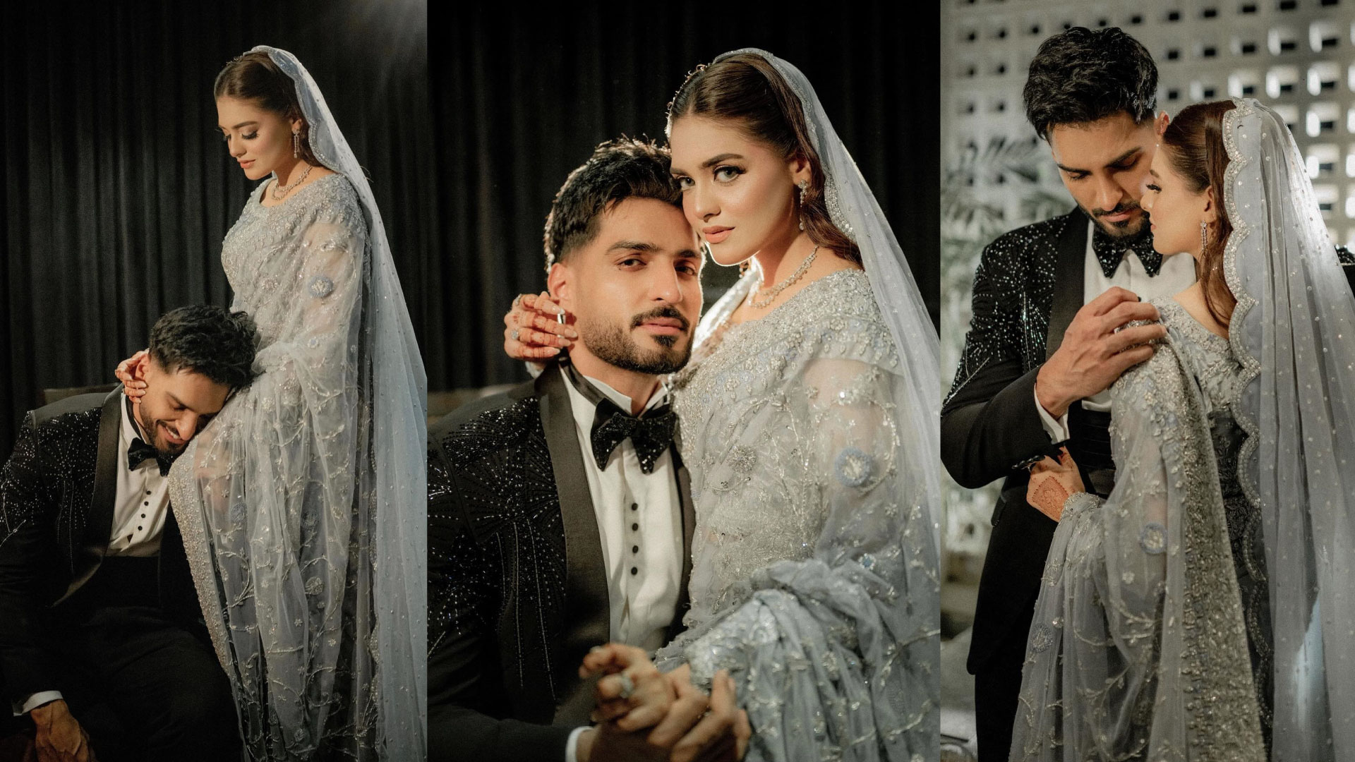 Omer Shahzad & Shanzey Lodhi Photoshoot from Their Reception