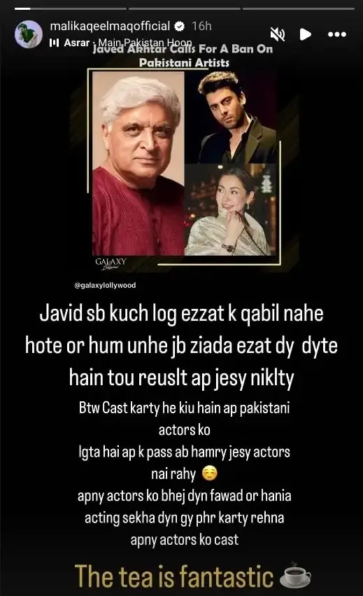 Criticized Is Javed Akhtar's Delusional Charade Against Pakistan