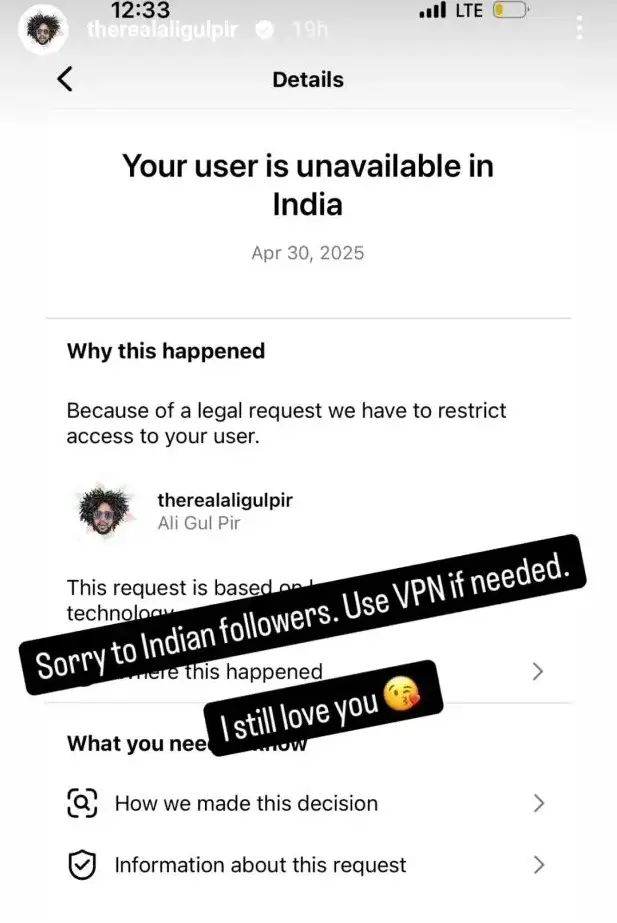 Interesting Reactions from Pakistani Celebrities to India's Prohibition