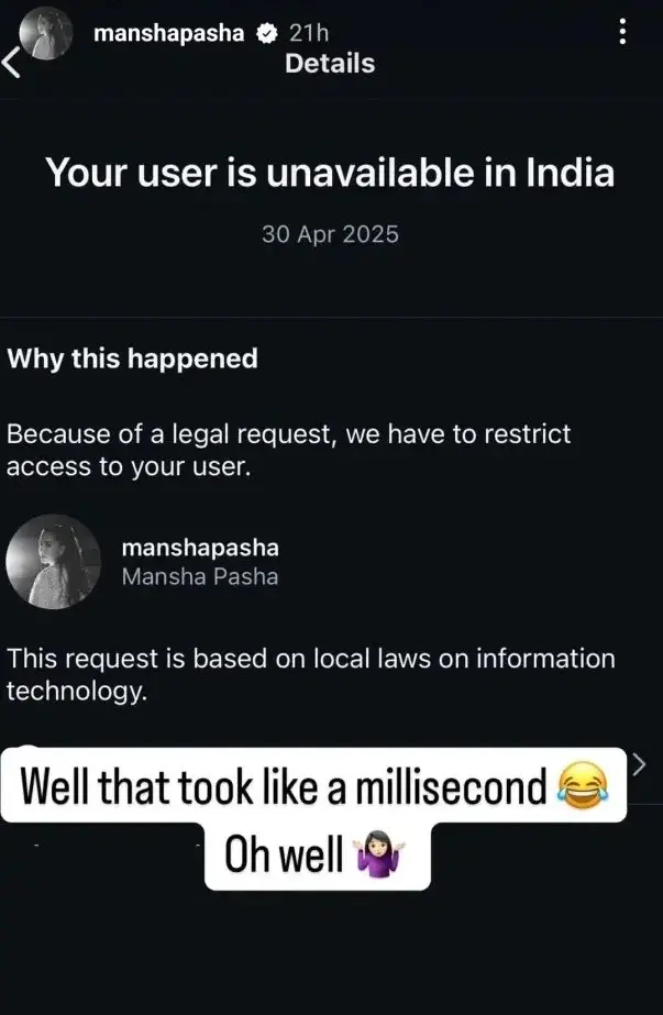 Interesting Reactions from Pakistani Celebrities to India's Prohibition